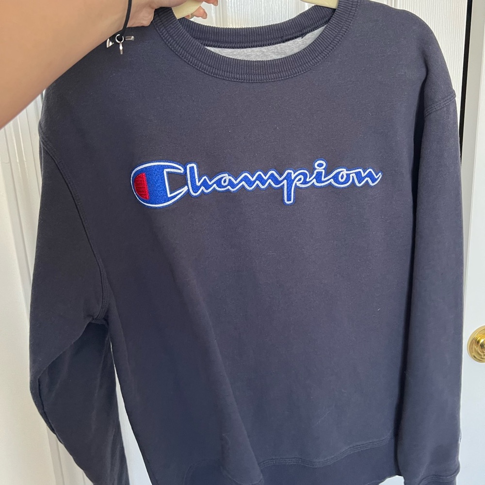 Sweater Champion dark blue size M for man for boys for girls for woman